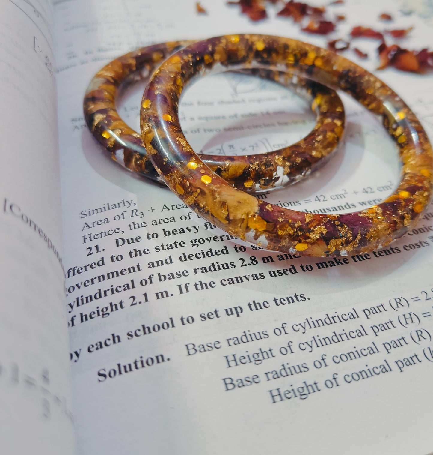Beautiful Handmade Resin Bangles For Girls